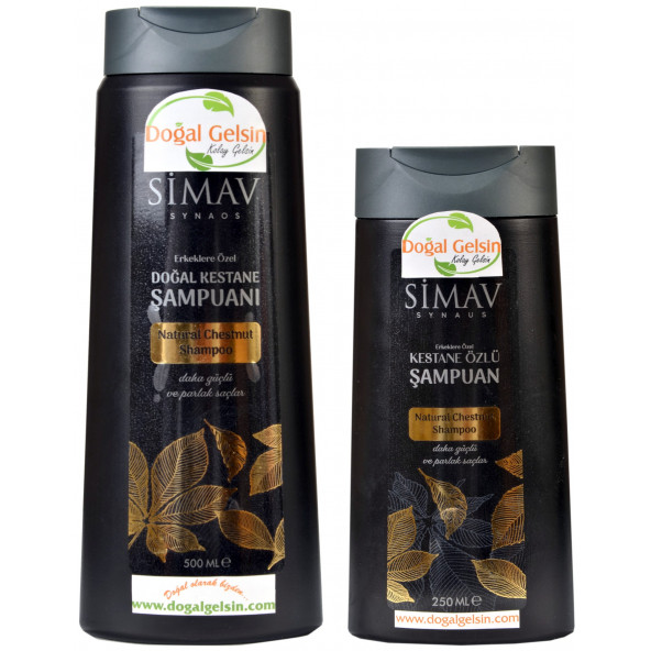 Simav Synaus Erkeklere Özel Kestane Özlü ve Termal Sulu Şampuan - 500 ml - 4