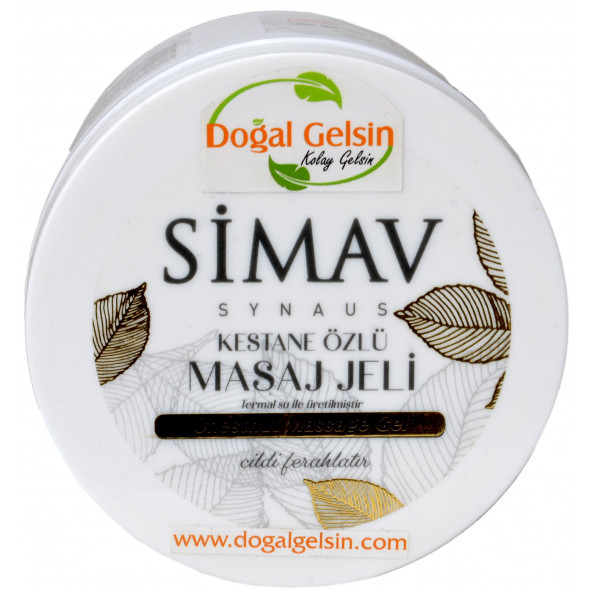 Simav Synaus Kestane Özlü ve Termal Sulu Masaj Jeli - 500 ml - 2