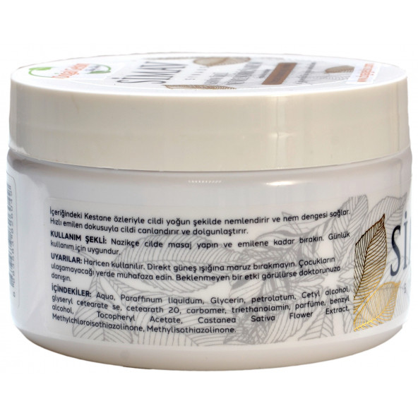 Simav Synaus Kestane Özlü ve Termal Sulu Nemlendirici Krem - 250 ml - 3