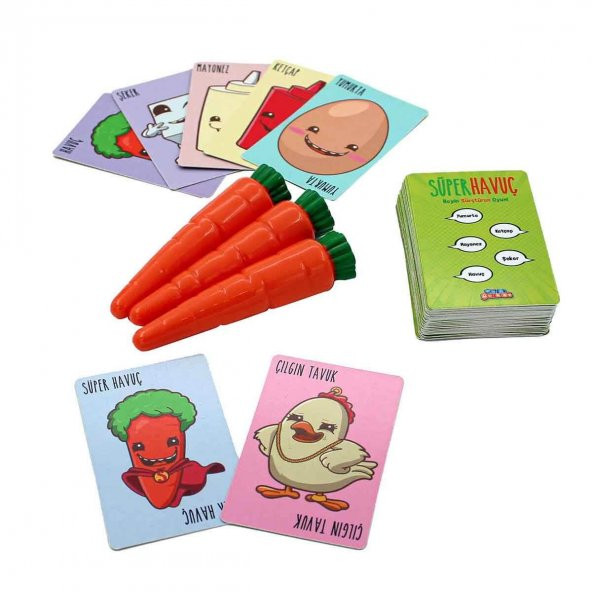 Süper Havuç Beyin Sürçtüren Eğlenceli Çocuk Kutu Oyunu - 2