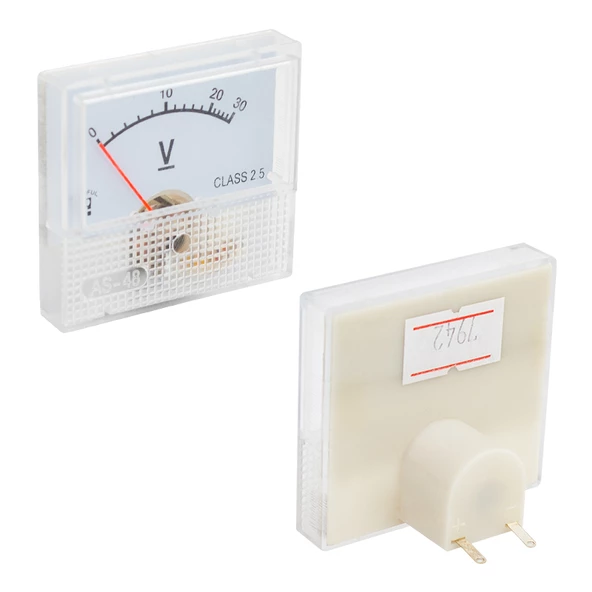 DC ANALOG VOLTAJ GÖSTERGE 45X48MM 0-30V IC-230A - 2