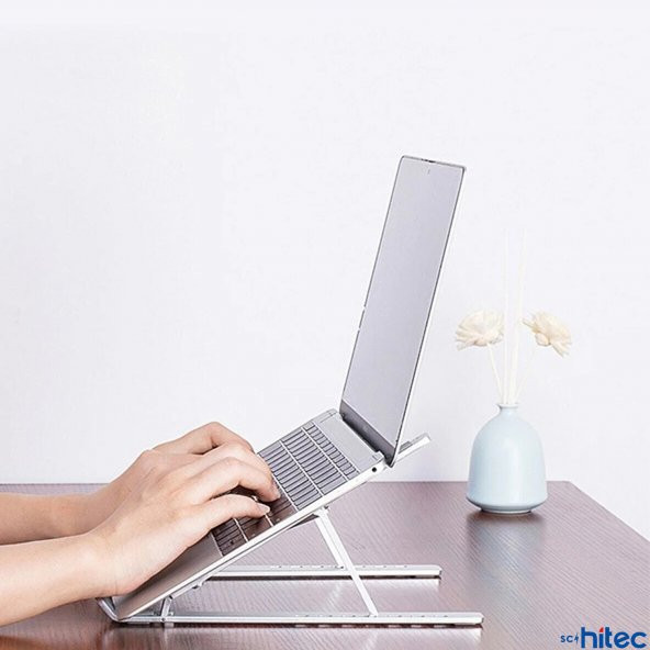 ScHitec 3369 Alüminyum Ayarlı Laptop Macbook Matebook Notebook Yükseltici Stand - 2