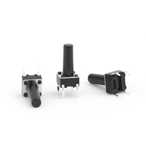 TACT SWITCH 6X6X13MM ENTEGRE .