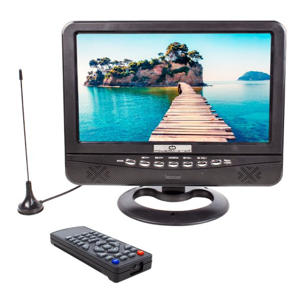 PM-4654 9.5 TFT LCD USB/SD ANALOG TV TUNER PORTABLE TV MONİTOR POWERMASTER