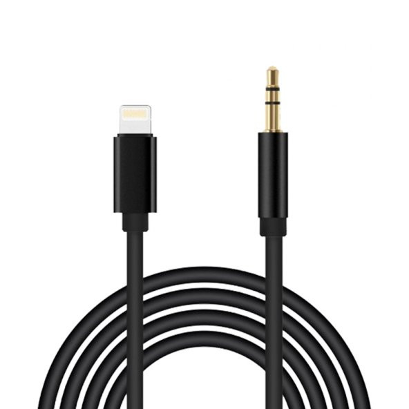 IPHONE LIGHTNING TO 3.5 MM AUX STEREO ÇEVİRİCİ KABLO