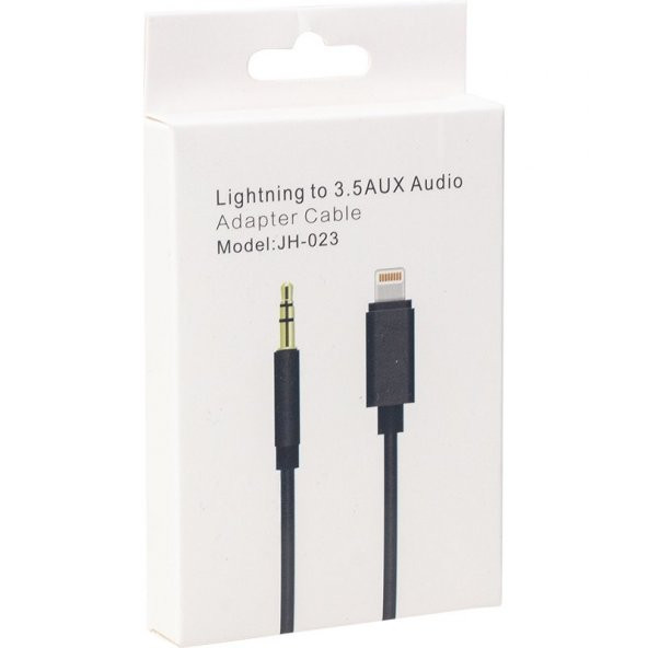 IPHONE LIGHTNING TO 3.5 MM AUX STEREO ÇEVİRİCİ KABLO - 2