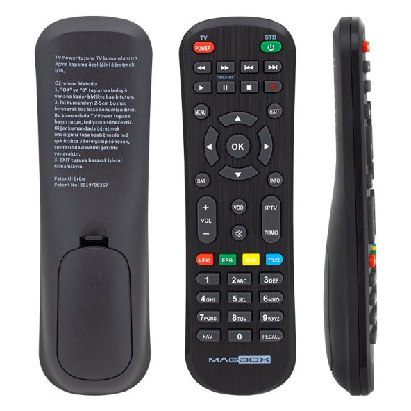 HD UYDU AKILLI TV ÖZELLİKLİ KUMANDA (1571=33306) WEKO KR MAGBOX YENİ MARGINAL-PRESIDENT-ORBIT