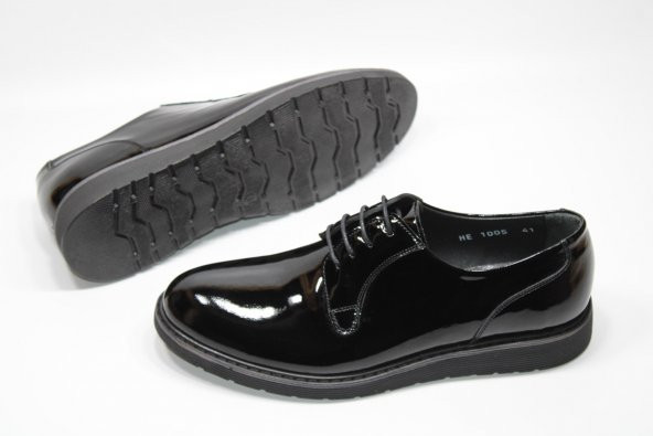 MND HAKİKİ DERİ EL İŞÇİLİĞİ HAFİF TABAN ERKEK SİYAH RUGAN GÜNLÜK-KLASİK AYAKKABI - 3