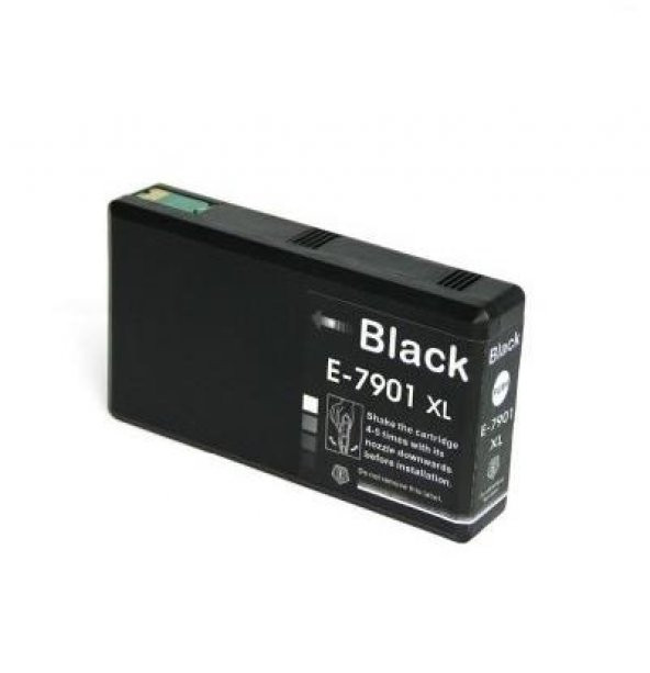 Epson Uyumlu TE7901XL(62ML) Siyah Muadil Kartuş