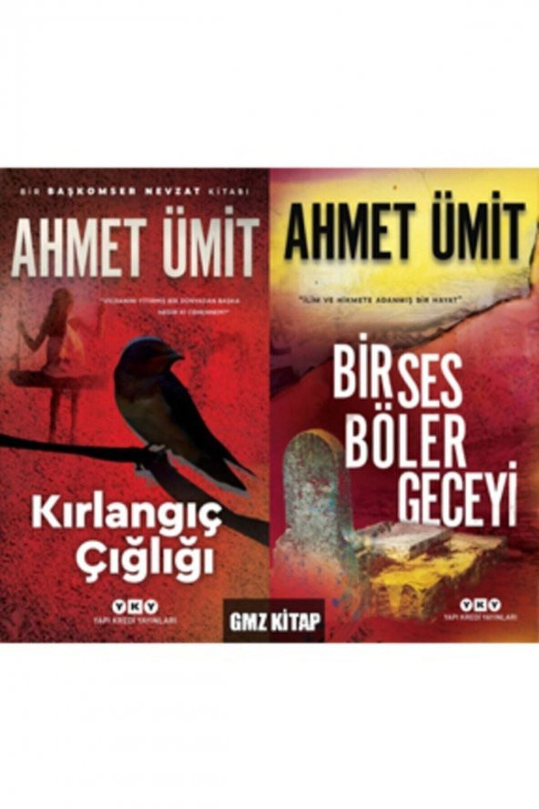 Ahmet Ümit Kırlangıç Çığlığı - Bir Ses Böler Geceyi 2 Kitap Set - 1