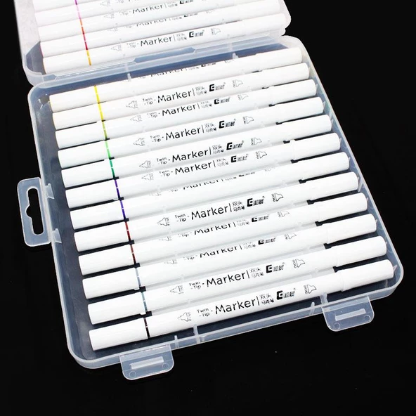 Valkyrie 36 Adet Slim Marker Kalem Seti - 7