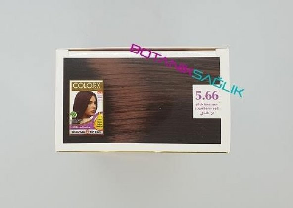 Colorx Saç Boyası İkili Set - 5.66 ÇİLEK KIRMIZI - 3