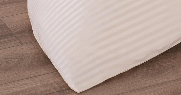 Finezza Bella Bambu Jakar Kumaş Krem Çift Kişilik Nevresim Takımı 6 Parça - 1177 - 2