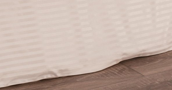 Finezza Bella Bambu Jakar Kumaş Krem Çift Kişilik Nevresim Takımı 6 Parça - 1177 - 3