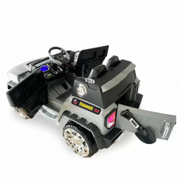 Akar Fenomen 4X4 12V Çift Kişilik Uzaktan Kumandalı Akülü Araba Kırmızı - 6