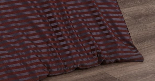 Finezza Bella Bambu Jakar Bordo Çift Kişilik Nevresim Takımı 6 Parça - 1180 - 3