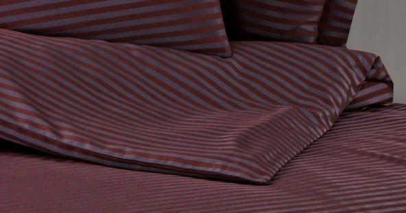 Finezza Bella Bambu Jakar Bordo Çift Kişilik Nevresim Takımı 6 Parça - 1180 - 5