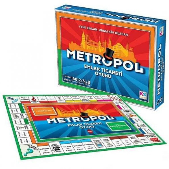 KS Game Metropol Emlak Ticaret Oyunu Monopoly Monopoli Yeni Model - Resim 2