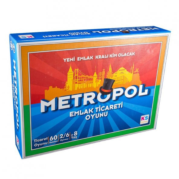 KS Game Metropol Emlak Ticaret Oyunu Monopoly Monopoli Yeni Model - Resim 6