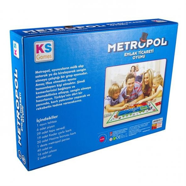 KS Game Metropol Emlak Ticaret Oyunu Monopoly Monopoli Yeni Model - Resim 7