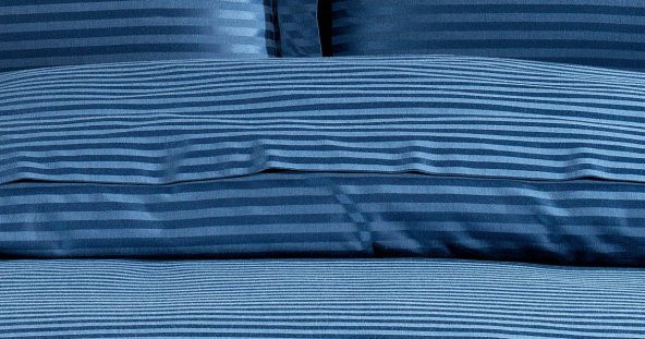 Finezza Bella Bambu Jakar Kumaş İndigo Çift Kiş. Nevresim Takımı 6 Parça - 1181 - 5