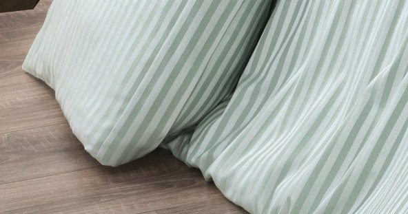 Finezza Bella Bambu Jakar Mint Yeşili Çift Kiş. Nevresim Takımı 6 Parça - 1182 - Resim 3