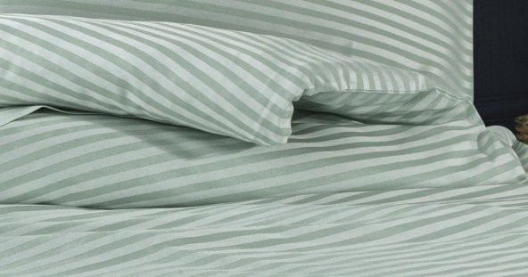 Finezza Bella Bambu Jakar Mint Yeşili Çift Kiş. Nevresim Takımı 6 Parça - 1182 - Resim 5