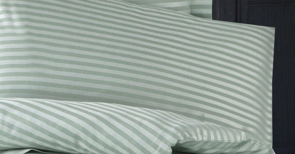 Finezza Bella Bambu Jakar Mint Yeşili Çift Kiş. Nevresim Takımı 6 Parça - 1182 - Resim 7