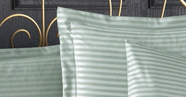 Finezza Bella Bambu Jakar Mint Yeşili Çift Kiş. Nevresim Takımı 6 Parça - 1182 - Resim 8