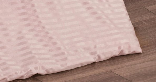 Finezza Bella Bambu Kumaş Pudra Çift Kişilik Nevresim Takımı 6 Parça - 1184 - 4