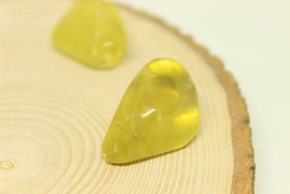 Yeşil Sitrin Taşı Tamburlanmış (10-15gr aralığı) - 2
