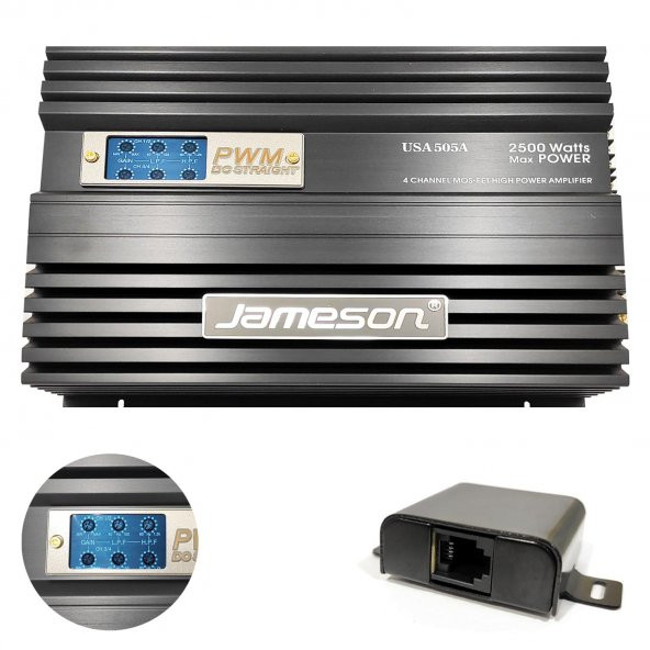 OTO ANFİ 2500W 4 KANAL BASS KONTROL JAMESON USA-505A - 2
