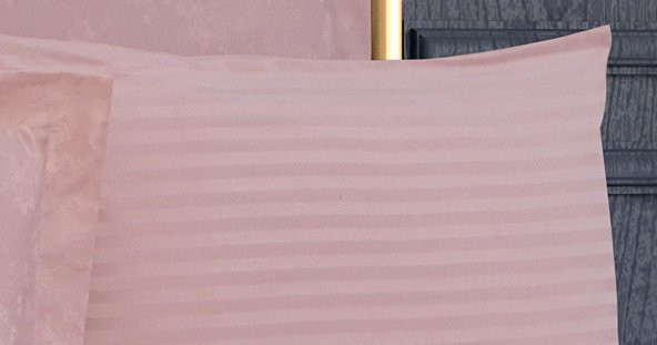 Finezza Rita Bambu Jakar Kumaş Pudra Çift Kişilik Nevresim Takımı 6 Parça - 1188 - Resim 7