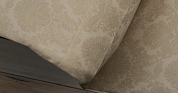 Finezza Monaco Bambu Jakar Kumaş Bej Çift Kiş. Nevresim Takımı 6 Parça - 1189 - Resim 3