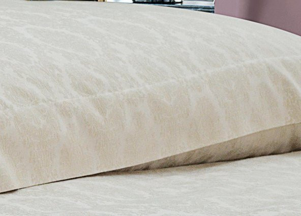 Finezza Monaco Bambu Jakar Kumaş Bej Çift Kiş. Nevresim Takımı 6 Parça - 1189 - Resim 5