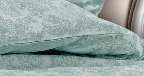 Finezza Monaco Bambu Jakar Mint Yeşili Çift Kiş. Nevresim Takımı 6 Parça - 1190 - 4