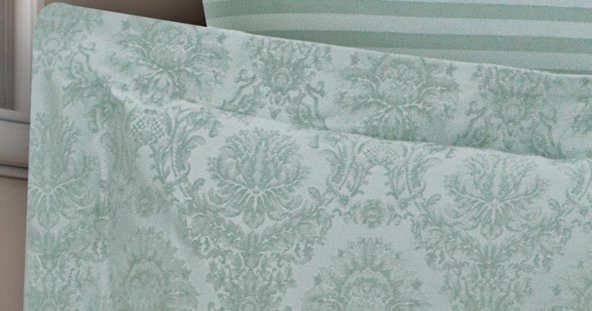 Finezza Monaco Bambu Jakar Mint Yeşili Çift Kiş. Nevresim Takımı 6 Parça - 1190 - 5