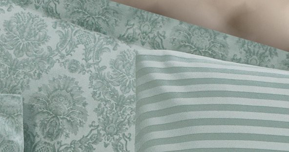 Finezza Monaco Bambu Jakar Mint Yeşili Çift Kiş. Nevresim Takımı 6 Parça - 1190 - 7