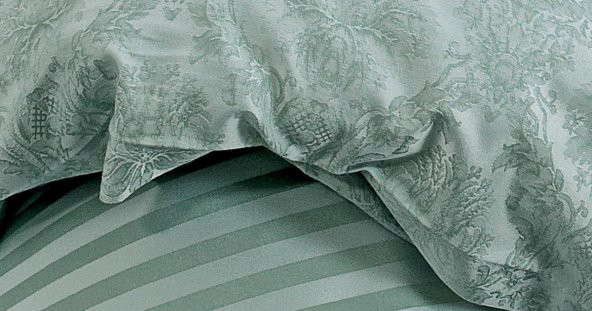 Finezza Monaco Bambu Jakar Mint Yeşili Çift Kiş. Nevresim Takımı 6 Parça - 1190 - 8