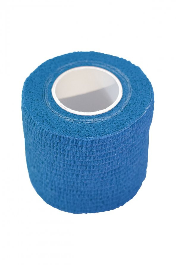 Elastik Kohesiv Destek Bandajı 5cm X 4,5m Mavi 676006