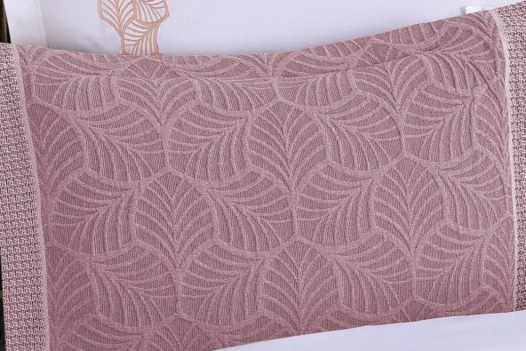 Finezza Freya Jakar Nakışlı Pamuk Nevresimli Bordo Gelin Seti 9 Parça - 1206 - Resim 5