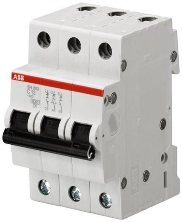 Abb 2Cds213001R0204 Sh203-C20 3X20A C Tipi 6Ka Otomat