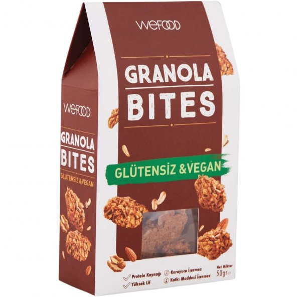 Glutensiz & Vegan Granola Bites 50 gr