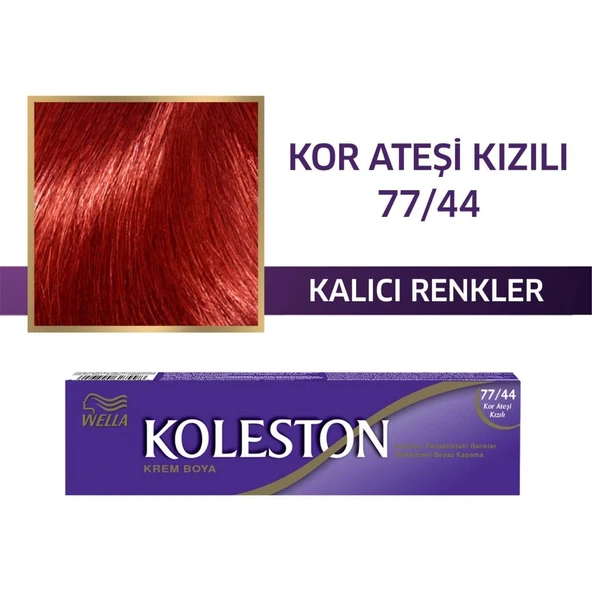 Koleston Tüp Boya 50 ml - 77.44 Kor Ateşi Kızılı - Resim 2