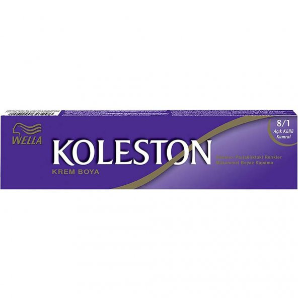 Koleston Tüp Boya 50 Ml - 8.1 Açık Küllü Kumral