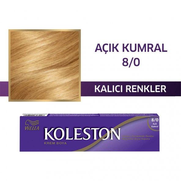Koleston Tüp Boya 50 Ml - 8.0 Açık Kumral - 2