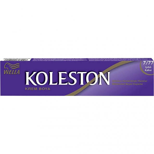 Koleston Tüp Boya 50 ml - 7.77 Işıltılı Kahve - 1