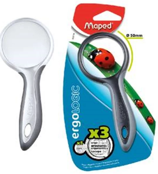 Maped Ergologıc Büyüteç X3 - 50Mm Gri 39100