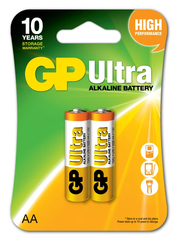 Gp AA Boy Ultra Alkalin Kalem Pil 2 Li Paket