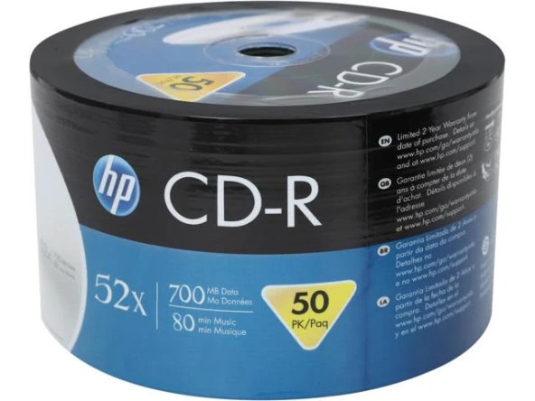 Hp Cd-R 700Mb-80Mın 52 X 50 Li Shrink